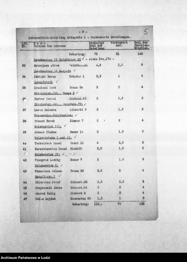 Obraz 8 z jednostki "[Korespondencja PSŻ z wydziałami i resortami w sprawie przydziałów żywnościowych dla ich pracowników]"