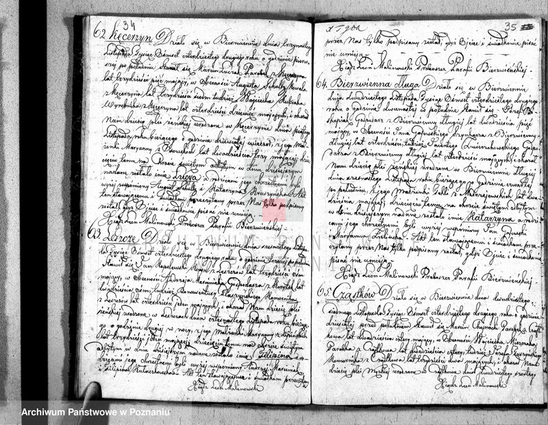Obraz 19 z jednostki "Akta urodzonych, zaślubionych i zmarłych"