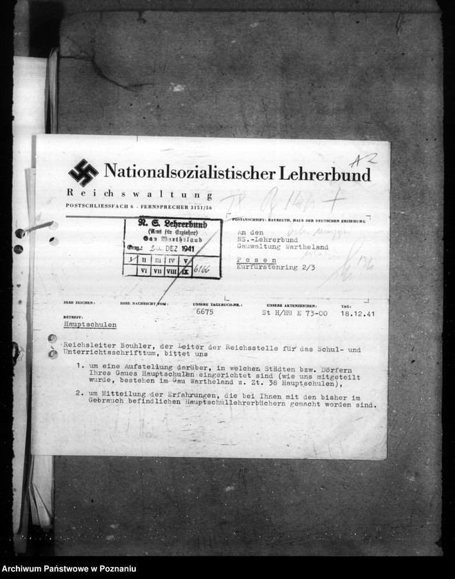 Obraz 6 z jednostki "Statistik der Hauptschulen"