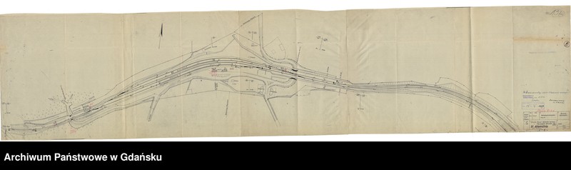 image.from.unit.number "Reichsbahndirektion Danzig. Deutsche Reichsbahn. Strecke: Praust - Altemühle - Karthaus. Strecke: Danzig Langfuhr - Kokoschken - Altemühle. Bahnhof Altemühle. BA. Danzig."