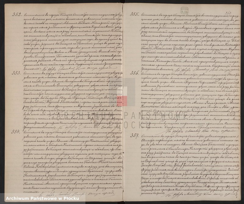 image.from.unit.number "Akta urodzeń, małżeństw i zgonów"