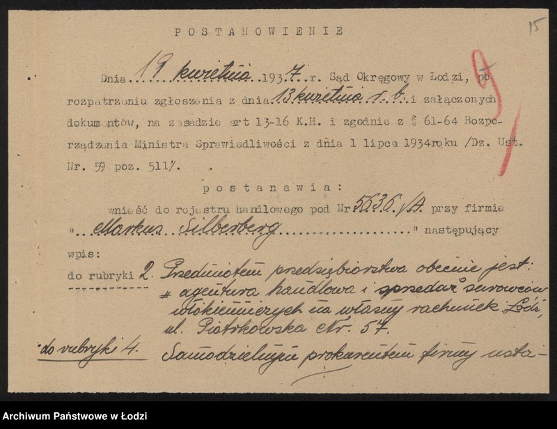 Obraz 17 z jednostki "Markus Silberberg- handel surowcami"