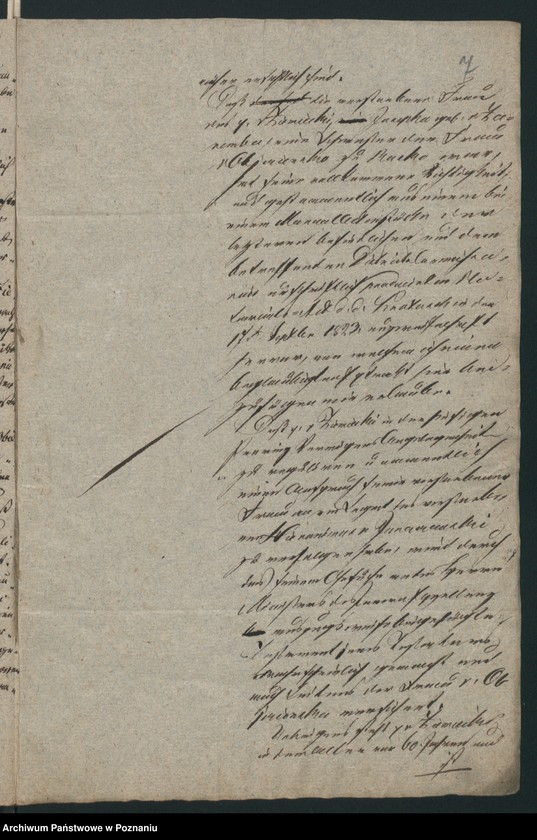 Obraz 10 z jednostki "A. betr. den polnischen Flüchtling Josef von Ziemięcki"