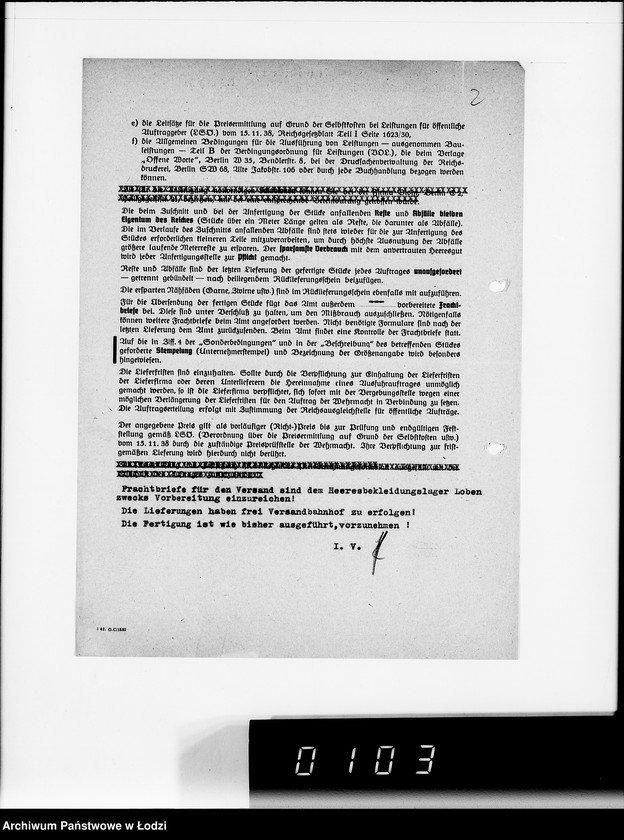 Obraz 6 z jednostki "444 Kriegsauftrag 13052/42 Winter 38 1803 St.Fusssäcke HBA Berlin II"