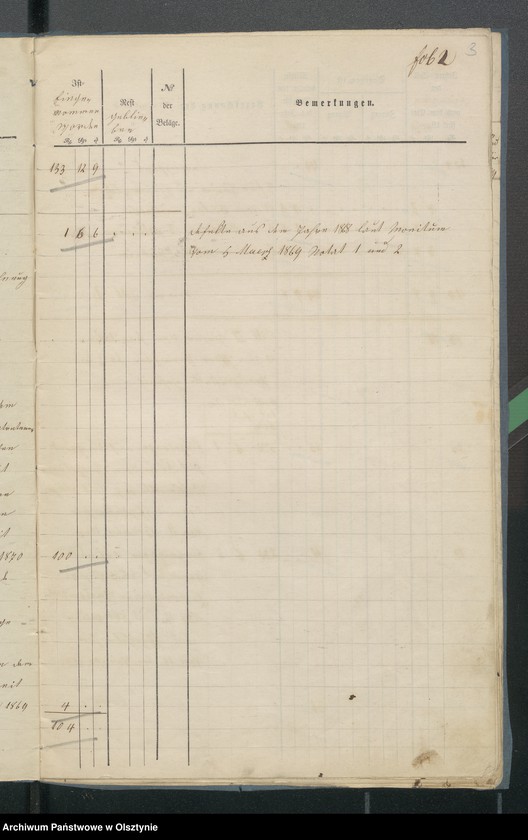 image.from.unit.number "Jahres Rechnung den beiden ewangelischen Kirchen zu Riesenburg"