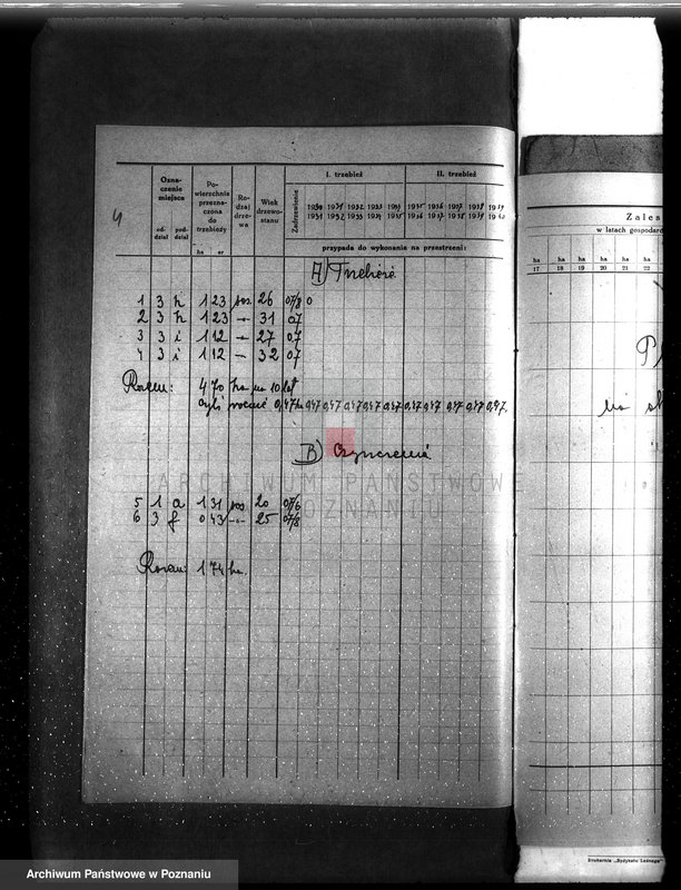 image.from.unit.number "Plan urządzenia gospodarstwa leśnego dla lasu majętności Otto Qiurama w gminie Piotrowo powiat szamotulski"