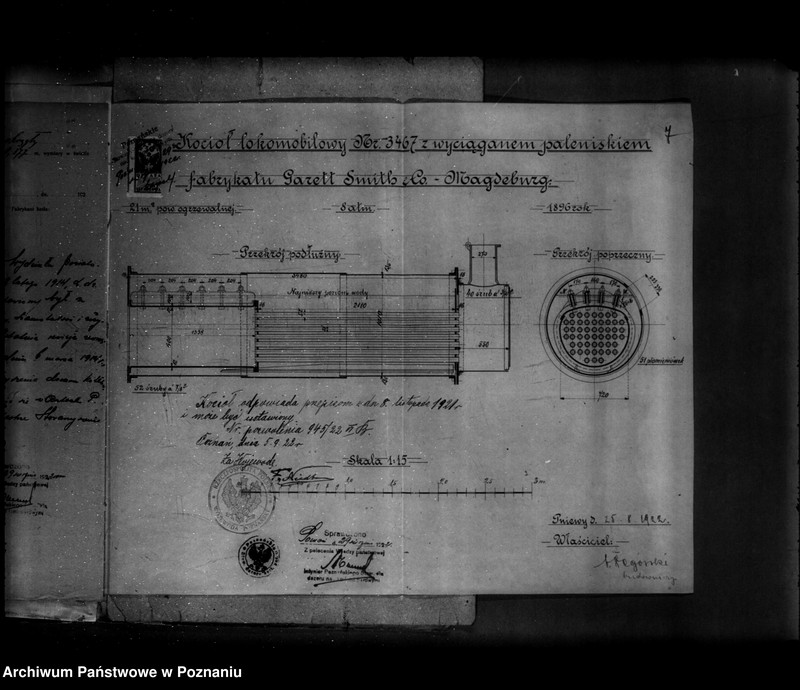 Obraz 12 z jednostki "Tartak J. Degórskiego w Pniewach powiat szamotulski nr woj. kotła 32"