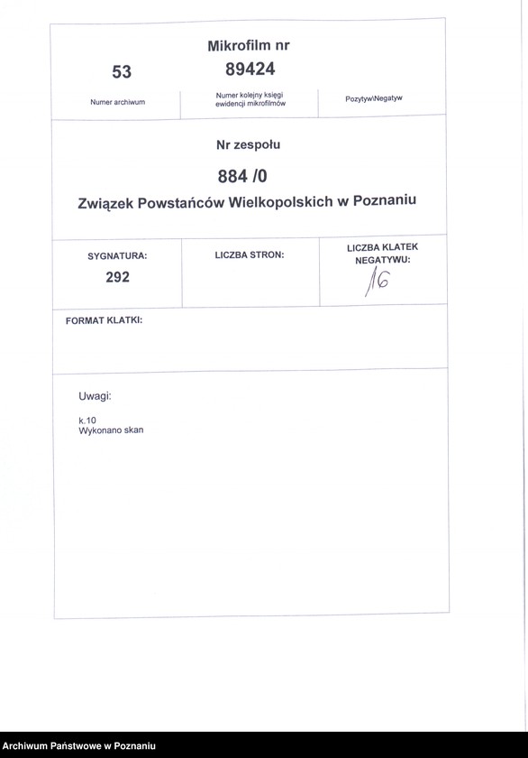 Obraz 15 z jednostki "Orzechowo, powiat Września - akta koła."