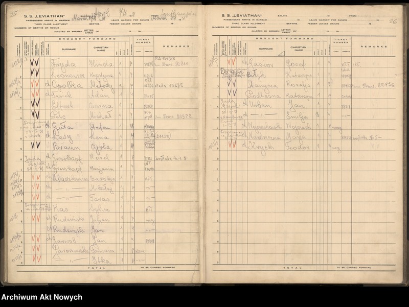 image.from.unit.number "Księga pasażerów wyjeżdżających na SS Leviathan."