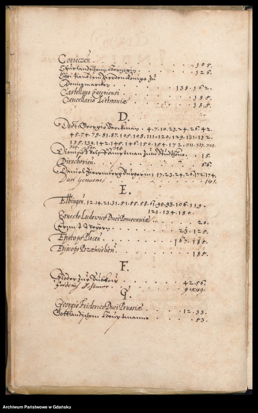 image.from.unit.number "Liber Missivarum de MDXCII, MDXCIII et MDXCIV Annis. Index [adresatów] de Anno 1592 et 1593 et 1594"