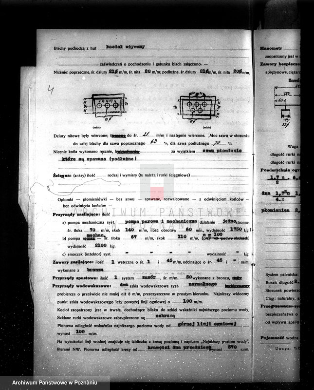 Obraz 8 z jednostki "Majętność Radlin pow. jarociński nr fabr kotła 33, nr woj. kotła 2336"