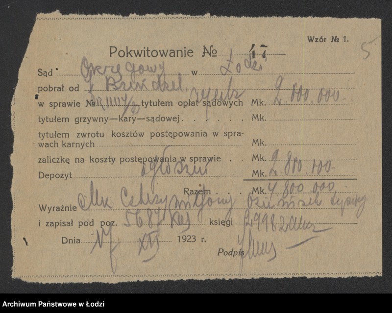 Obraz 7 z jednostki "Jankiel Brandzel – sprzedaż owoców"