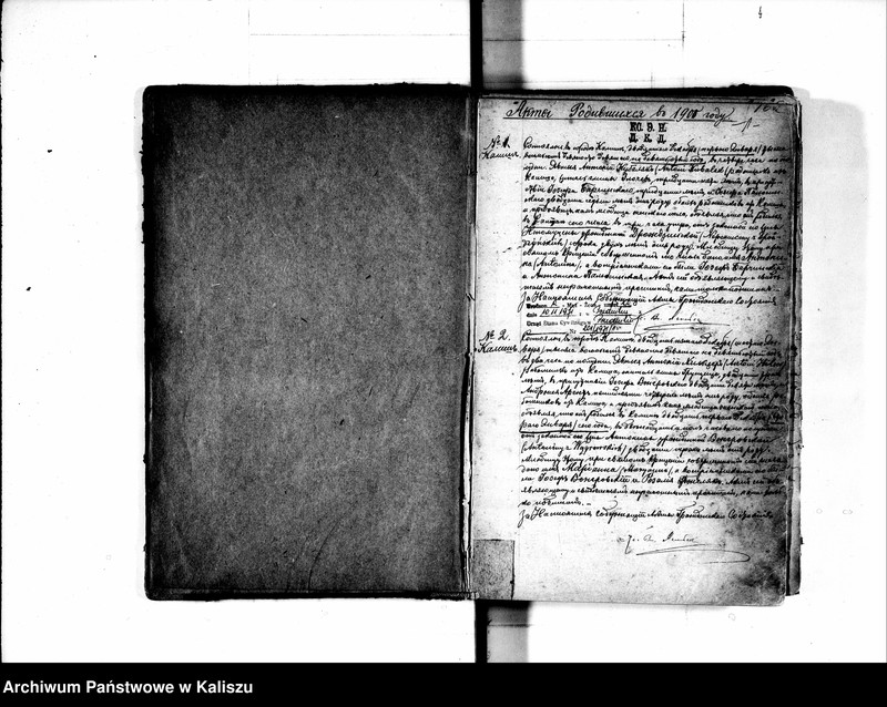 Obraz 8 z jednostki "Księga urodzeń, małżeństw i zgonów (duplikat)"