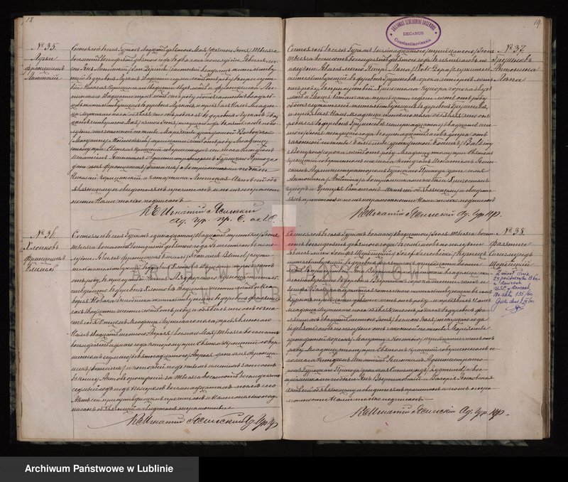 Obraz 11 z jednostki "Księga urodzeń, małżeństw i zgonów"