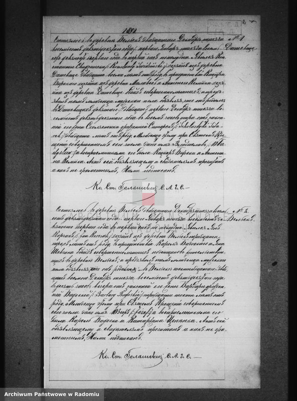 image.from.unit.number "[Duplikat akt urodzonych, zaślubionych i zmarłych parafii Belsk za 1891 r.]"