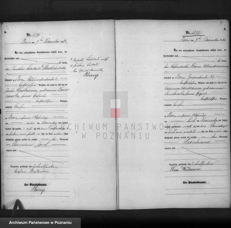 Obraz 5 z jednostki "Księga urodzeń t. V"