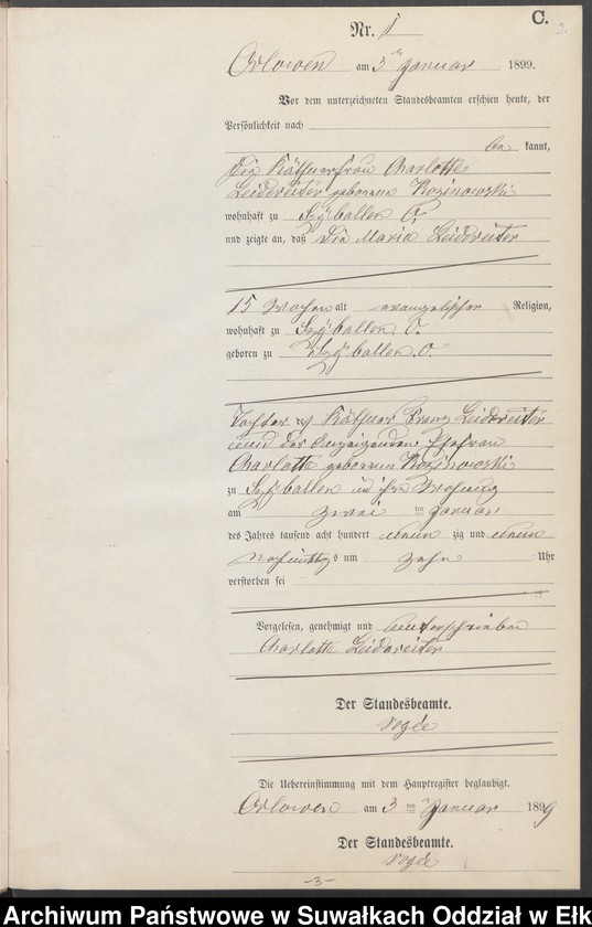 image.from.unit.number "Sterbe-Neben-Register des Preussischen Standes-Amtes Orlowen Kreis Loetzen"