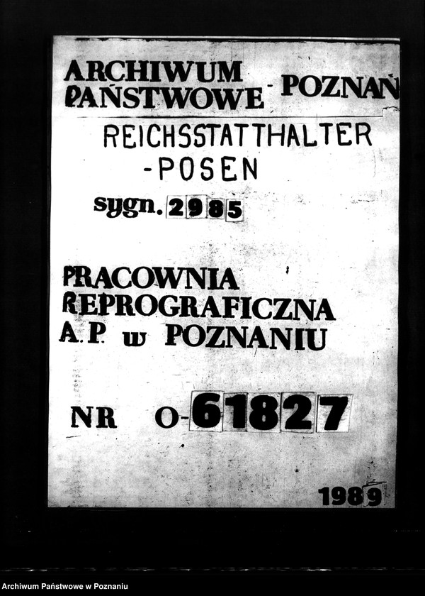 Obraz 16 z jednostki "Zarządzenia wykonawcze do ustawy o osadnictwie mieszkaniowym w Kraju Warty"
