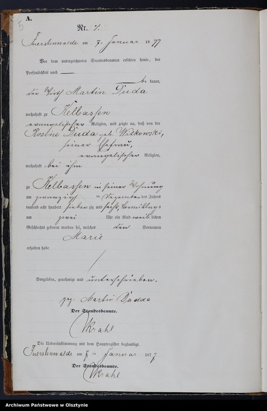 image.from.team "Urząd Stanu Cywilnego w Księżym Lasku pow. szczycieński"