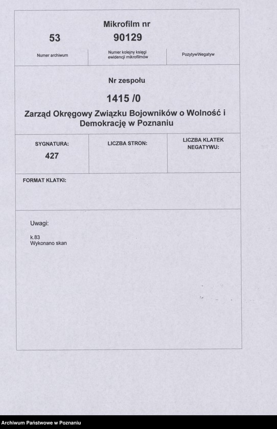 Obraz 5 z jednostki "Życiorysy powstańców wielkopolskich: K - tom lV /Kaufmann Bronisław - Kielanowski Józef/."