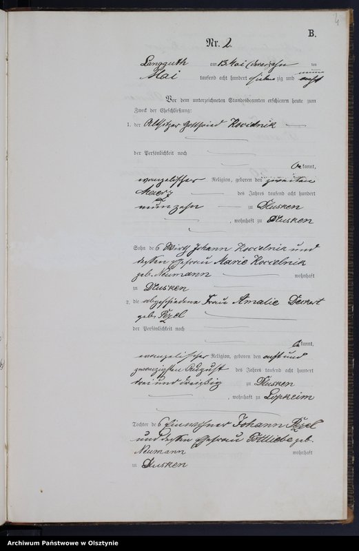 image.from.unit.number "Heiraths-Neben-Register Nr 1 - 8"