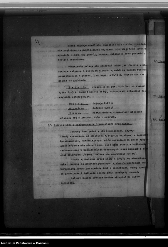 Obraz 8 z jednostki "Program urządzenia gospodarstwa leśnego dla lasu majętności Wronczyn-Pomarzanowice powiat poznański 1936-1946"