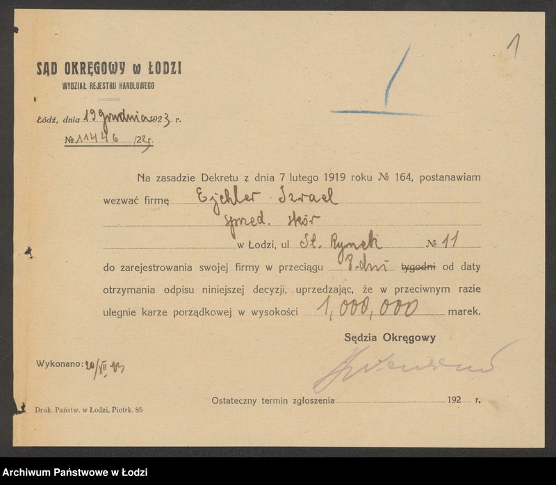 Obraz 3 z jednostki "Szpael Ejcher – sprzedaż skór"