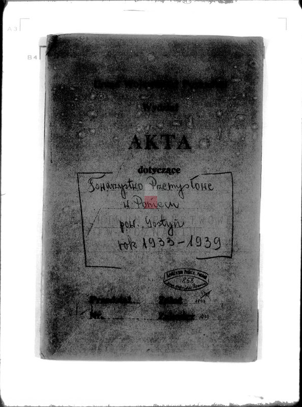 Obraz 4 z jednostki "/Towarzystwo Przemysłowe w Poniecu powiatu gostyńskiego/"