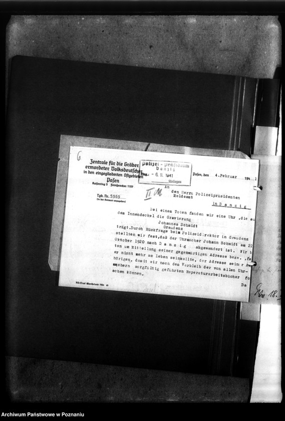 Obraz 11 z jednostki "Uhr mit der Gravierung Johann Schmidt - Graudenz (Grudziądz)"