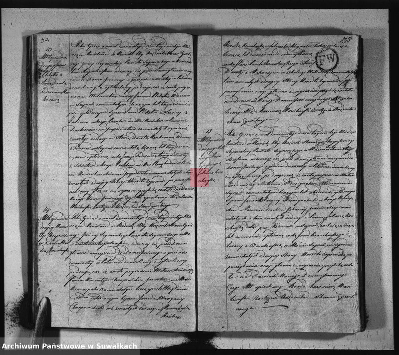 image.from.unit.number "Akta zaślubionych stanu cywilnego gminy seyneńskiey od 1-go stycznia 1820 roku."