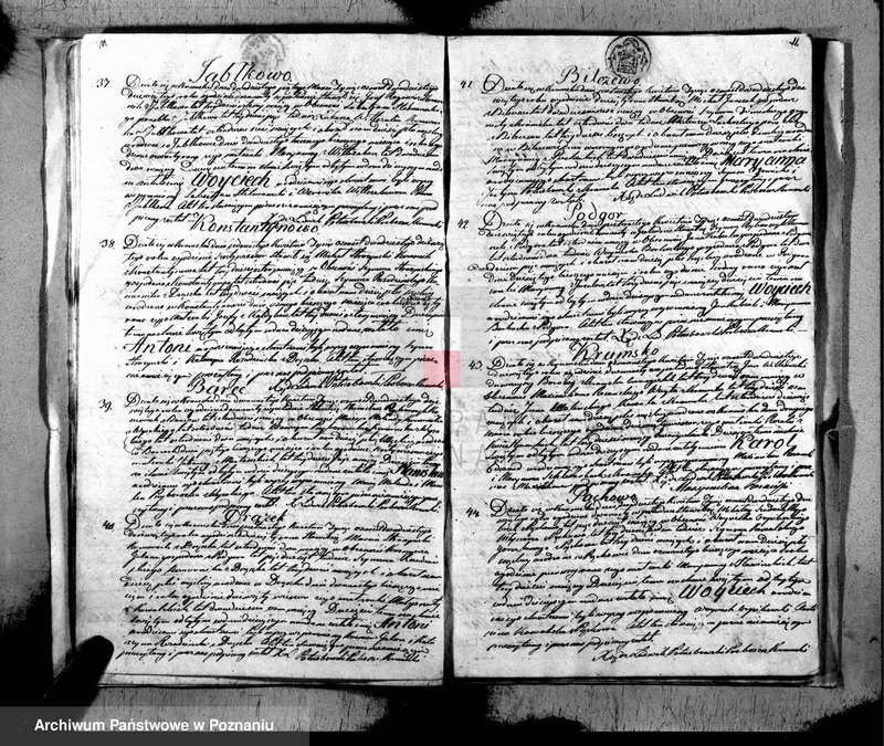 Obraz 7 z jednostki "Akta urodzonych, zaślubionych i zmarłych"