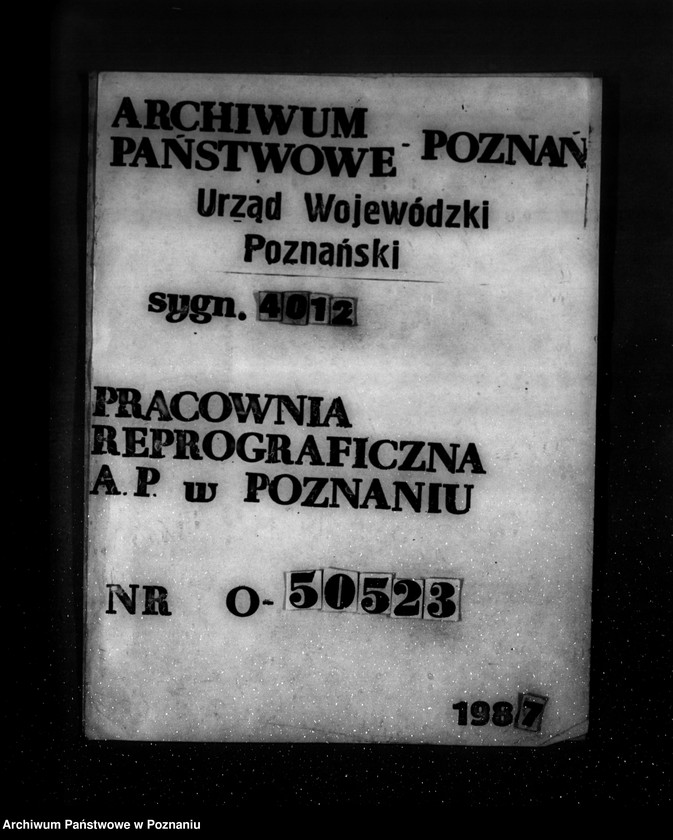 Obraz 1 z jednostki "Majętność leśna Ruchocice powiat wolsztyński"