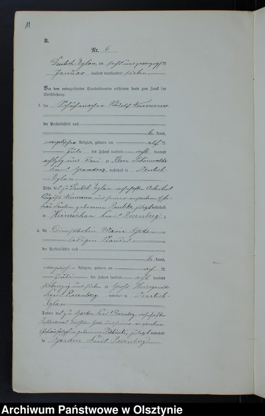 image.from.unit.number "Heiraths-Neben-Register Nr 1 - 42"
