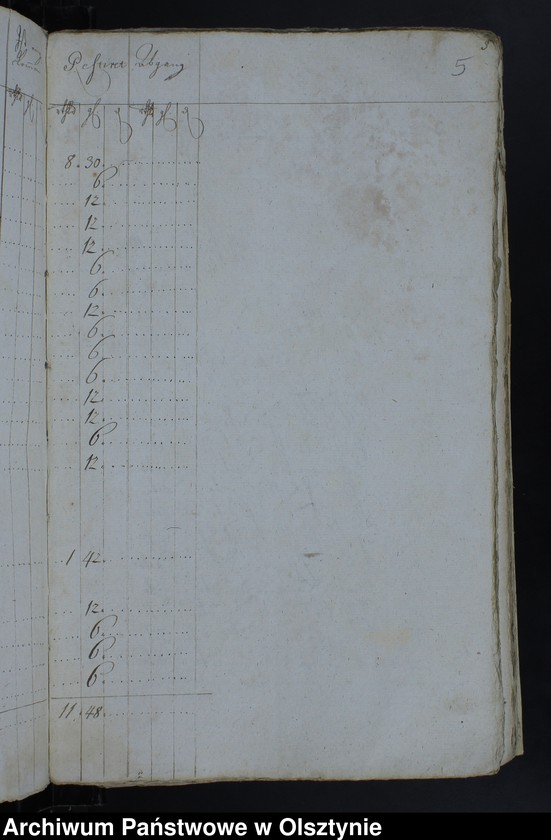image.from.unit.number "Jahr Kirchen Rechnung der Waltersdorfschen Kirche aller Einnahme und Ausgabe wie auch Bau-Rechnung"