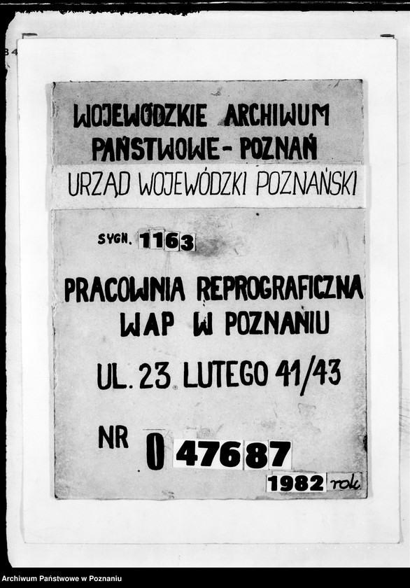 Obraz 1 z jednostki "Komitet Reemigracyjny w Poznaniu"