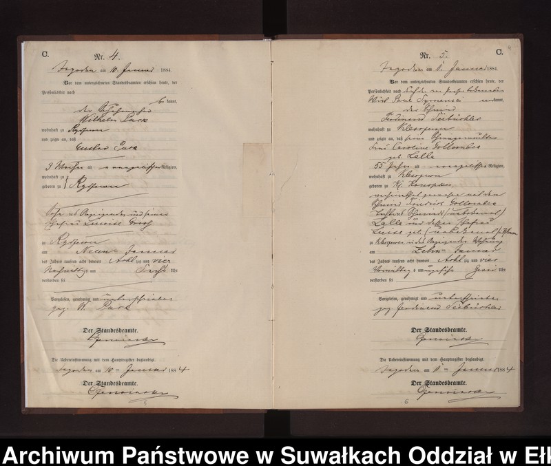 image.from.unit.number "Sterbe-Neben-Register des Preussischen Standes-Amtes Rydzewen Kreis Loetzen"
