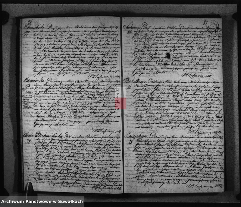 image.from.unit.number "Duplikat Aktów Urodzonych zaślubionych i Zejscia Parafii Bakałarzewo za rok 1861 sporządzony"