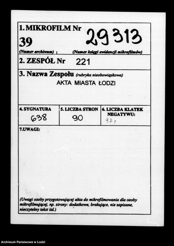 Obraz 2 z jednostki "Akta tyczące się zakazu gry w loterię prywatną"