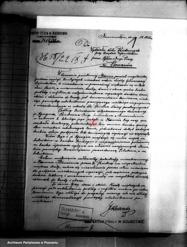 Obraz 5 z jednostki "Sprawy budowlane majątku Kunowo powiat inowrocławski"