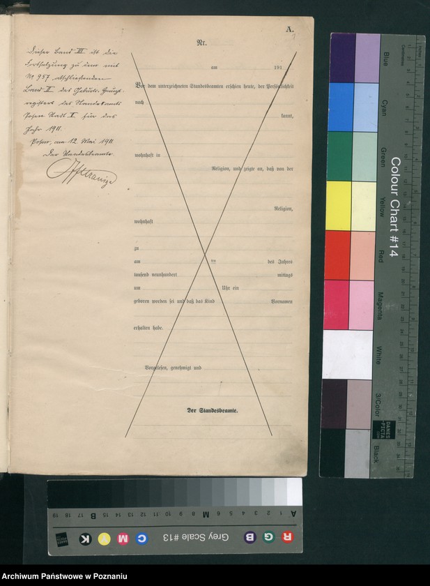 Obraz 3 z jednostki "Księga miejscowa urodzeń tom III [Rejestr główny urodzeń]"