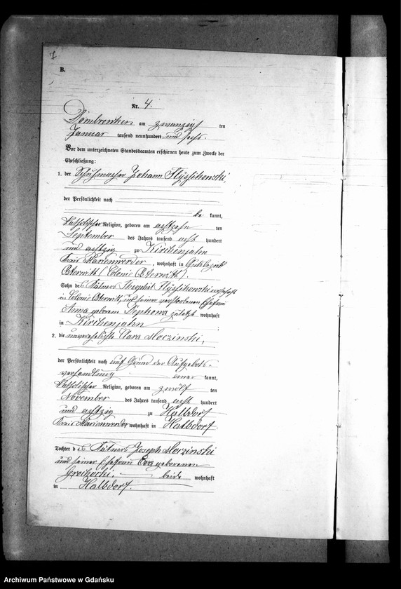 image.from.unit.number "Księga małżeństw"