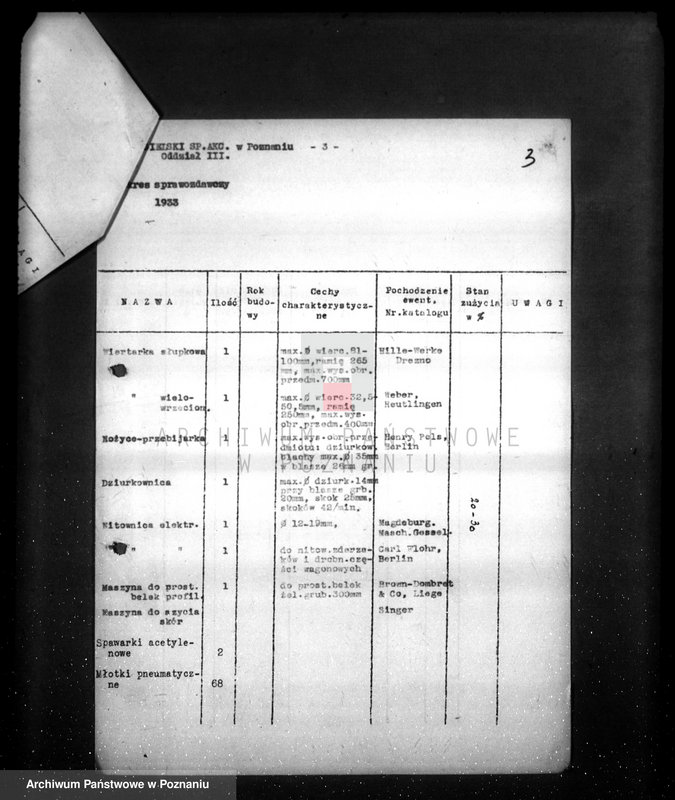 Obraz 7 z jednostki "/Kwestionariusz Fabryki H. Cegielskiego w Poznaniu/"