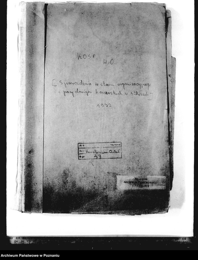 Obraz 4 z jednostki "[Sprawozdania ze stanu organizacyjnego i pracy drużyn harcerskich w szkołach]"