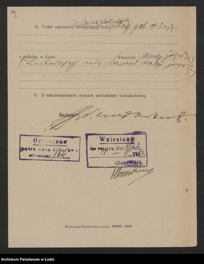 Obraz 11 z jednostki "Szlama Jakubowicz- ręczna pończoszarnia"