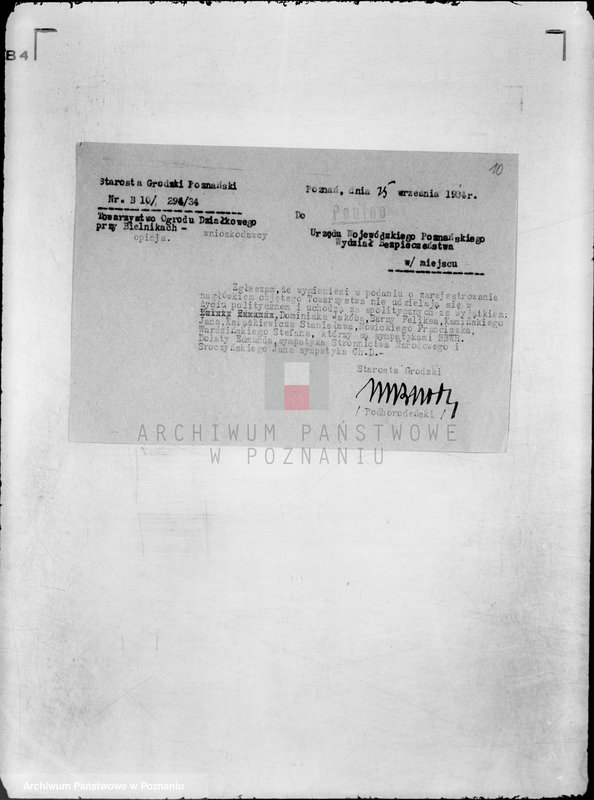 image.from.unit.number "Towarzystwo Ogródków Działkowych przy,,Bielnikach" w Poznaniu/"