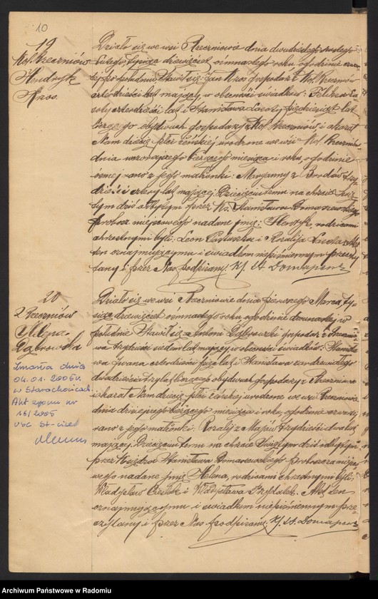 image.from.unit.number "[Duplikat akt urodzonych, zaślubionych i zmarłych parafii Rzeczniów za 1918 r.]"