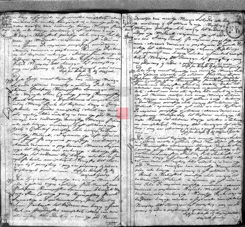 image.from.unit.number "Akta Cywilne Urodzonych Gminy Krasnopolskiey Pttu Seyneńskiego Depptu Łomżyńskiego 1813 R."