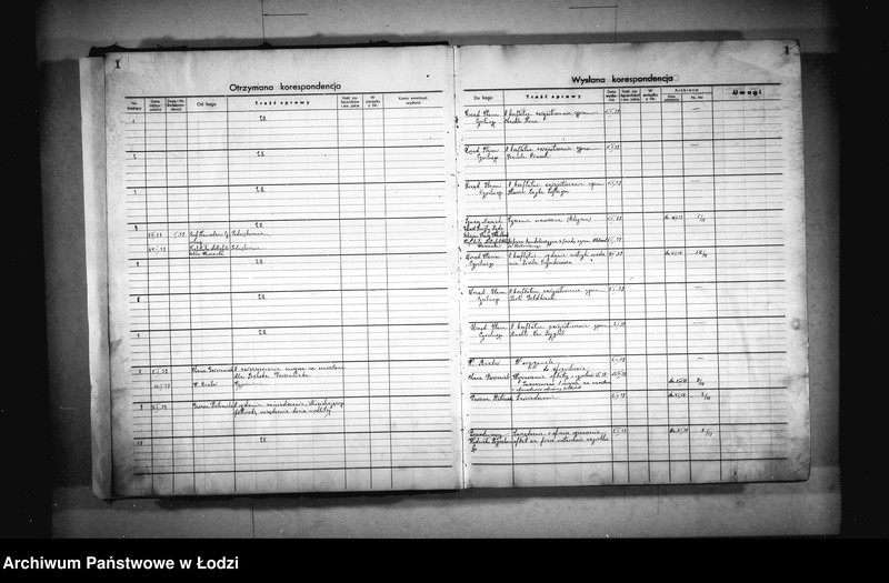 Obraz z jednostki "Dziennik ogólnej korespondencji [przychodzącej i wychodzącej]"