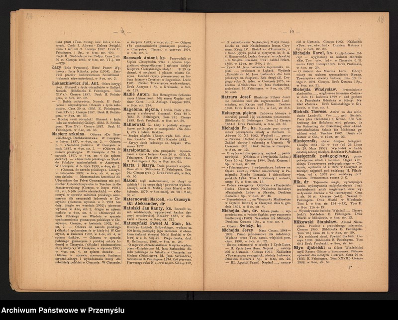 image.from.unit.number "IX Sprawozdanie dyrekcji c.k. gimnazjum polskiego w Cieszynie za rok szkolny 1903/04"