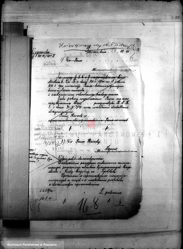 Obraz 19 z jednostki "Członkowie magistratu miasta Rychwał"